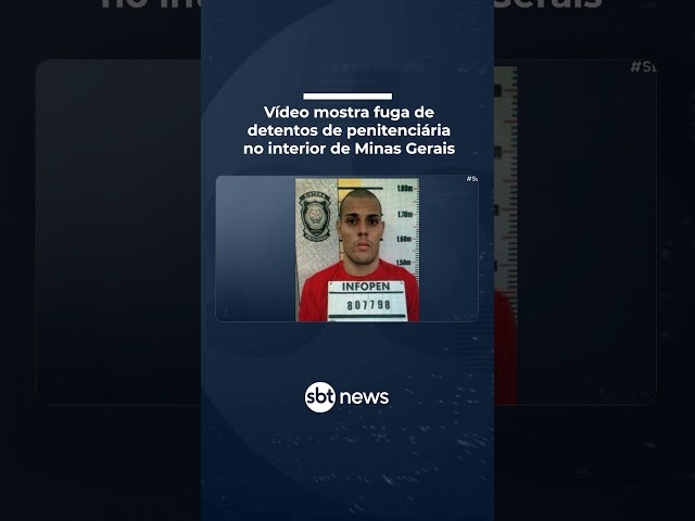 Detentos são flagrados andando pelas ruas de Formiga (MG) após fuga de presídio | #SBTBrasil