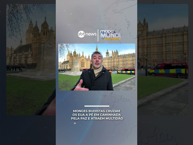 Monges budistas cruzam os EUA a pé em Caminhada pela Paz e atraem multidão