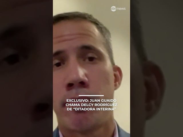 Exclusivo: Juan Guaidó chama Delcy Rodríguez de “ditadora interina”