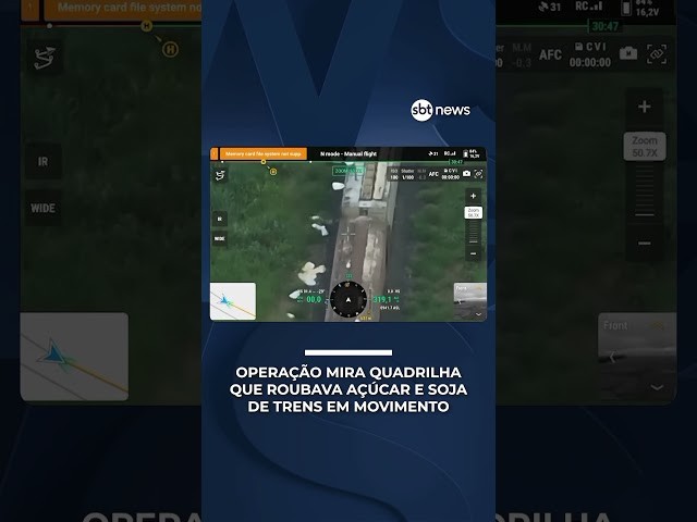 Operação mira quadrilha que roubava açúcar e soja de trens em movimento