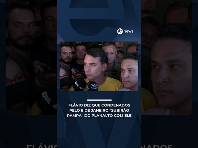 Flávio diz que, se for eleito, condenados do 8 de Janeiro "subirão rampa" com ele | #NewsSábado