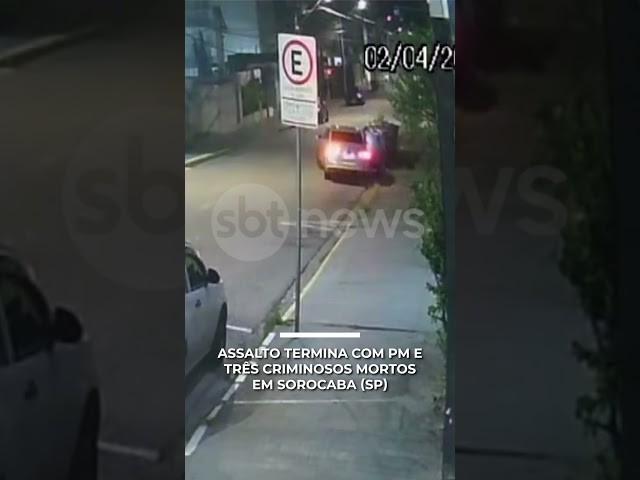 Troca de tiros após roubo a farmácia termina com PM e três criminosos mortos em Sorocaba (SP)
