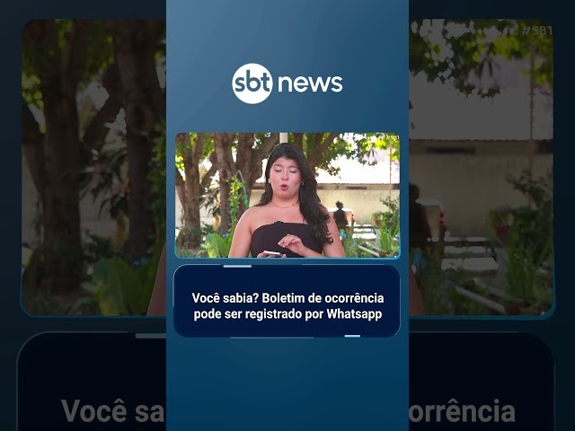 Piauí lança boletim de ocorrência por aplicativo de mensagem e reduz burocracia | #SBTBrasil