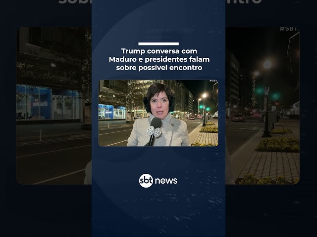 Trump conversa com Maduro e presidentes falam sobre possível encontro, diz NY Times | #SBTBrasil