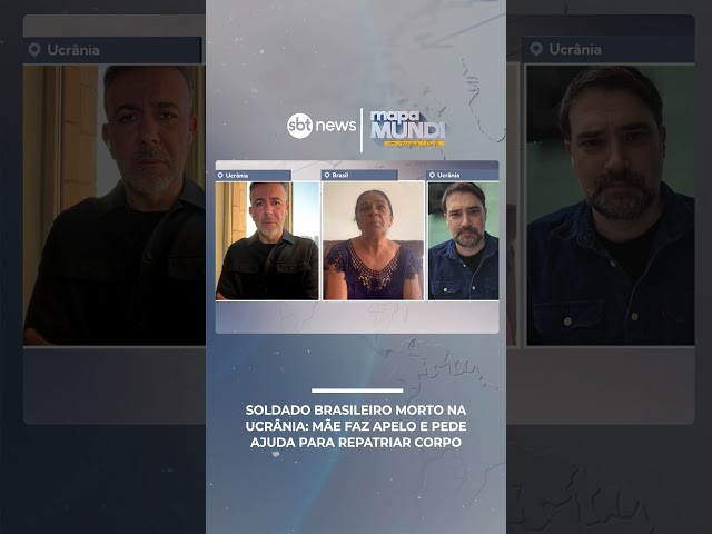 Soldado brasileiro morto na Ucrânia: mãe faz apelo e pede ajuda para repatriar corpo