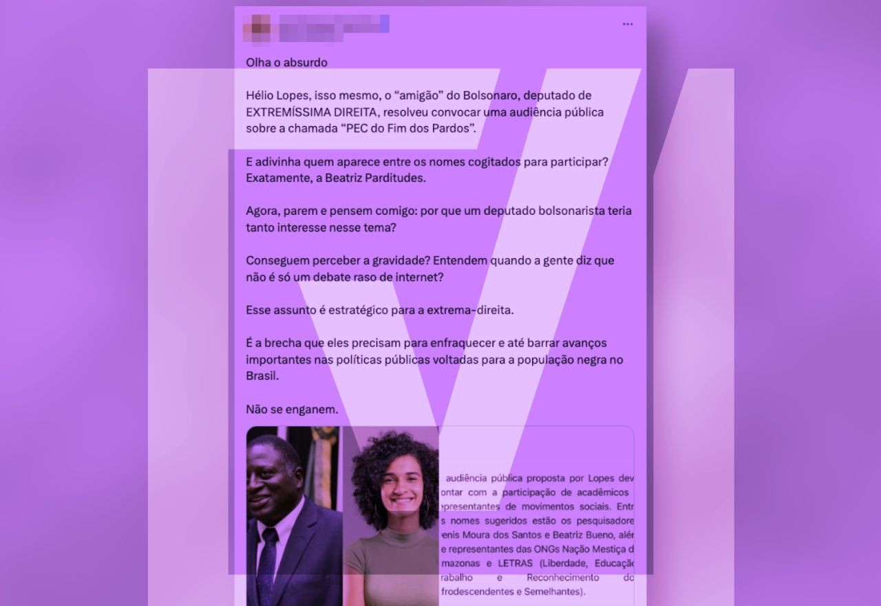 Imagem da noticia PEC sobre fundo de reparação racial não acaba com a categoria parda