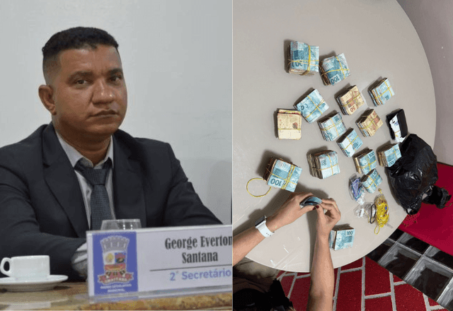Imagem da noticia Vereador George da Ruinha é preso com R$ 155 mil em operação contra crime organizado