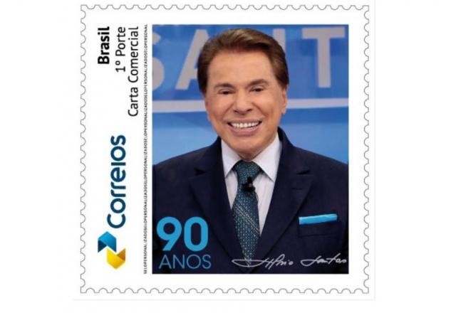 Imagem da noticia Correios lança selo em comemoração aos 90 anos de Silvio Santos