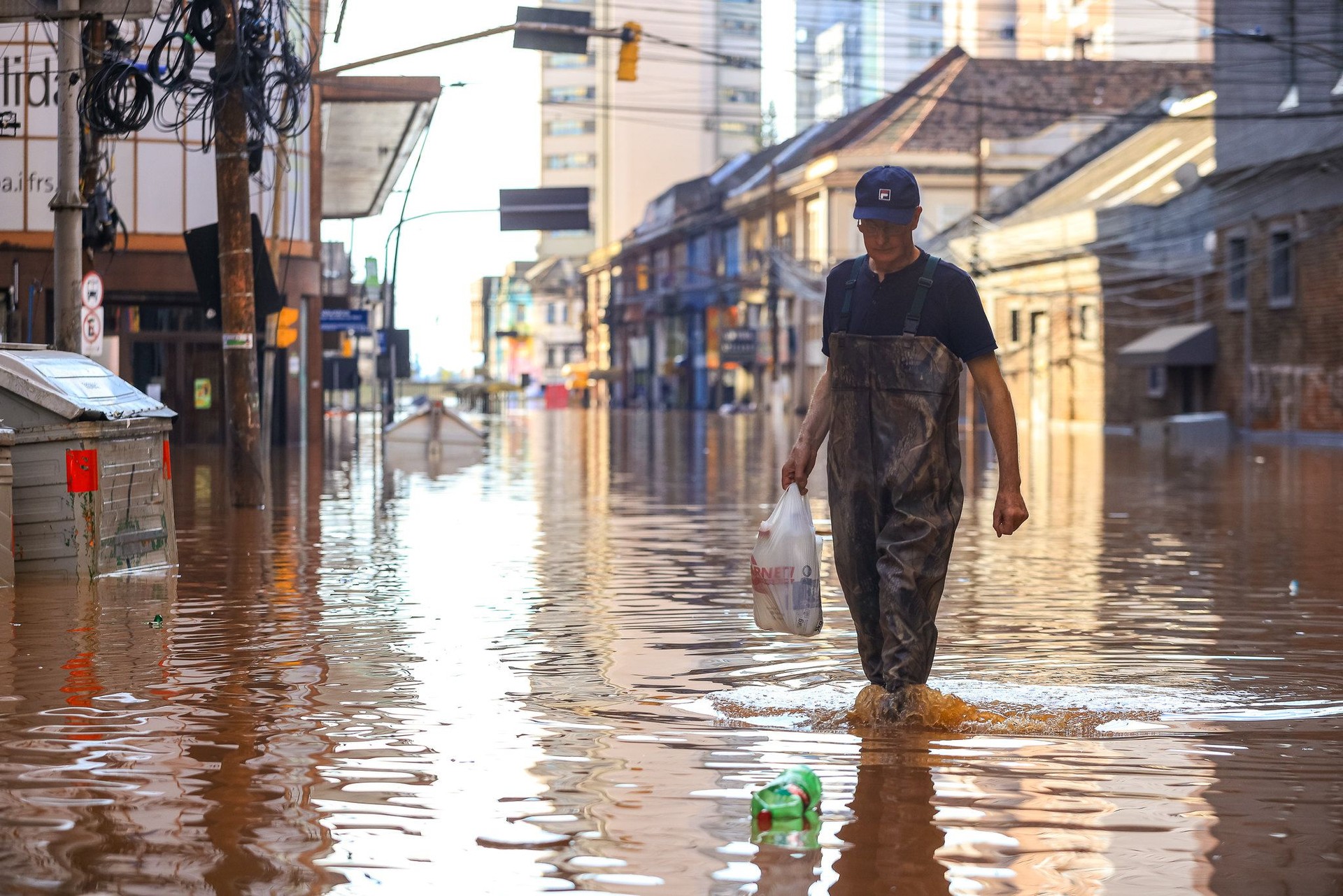Imagem da noticia Brasil Agora: RS tem aviso de 'perigo extremo' por quantidade de chuva prevista