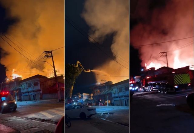 Imagem da noticia Incêndio atinge madeireira em Duque de Caxias, na Baixada Fluminense
