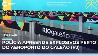Polícia encontra explosivos em operação perto do Aeroporto Internacional do Galeão no RJ |#SBTBrasil Polícia encontra explosivos em operação perto do Aeroporto Internacional do Galeão no RJ |#SBTBrasil