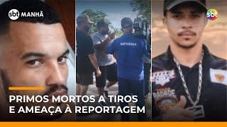 Primos são mortos em show no ES e integrante de banda ameaça equipe de reportagem | #SBTManha Primos são mortos em show no ES e integrante de banda ameaça equipe de reportagem | #SBTManha