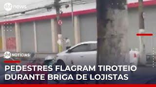 Discussão entre lojistas termina em tiros na Grande São Paulo | #SBTNoticias Discussão entre lojistas termina em tiros na Grande São Paulo | #SBTNoticias