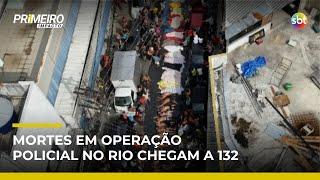 Moradores encontram mais corpos e total de mortes em operação no Rio chega a 132 | #PrimeiroImpacto Moradores encontram mais corpos e total de mortes em operação no Rio chega a 132 | #PrimeiroImpacto