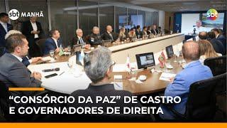 ▶️ SBT Manhã AO VIVO | Castro e governadores de direita anunciam "consórcio da paz" após operação no Rio ▶️ SBT Manhã AO VIVO | Castro e governadores de direita anunciam "consórcio da paz" após operação no Rio