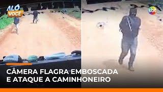 Criminosos armados atacam caminhão e assaltam motorista perto da fronteira com o Paraguai | #AloVoce Criminosos armados atacam caminhão e assaltam motorista perto da fronteira com o Paraguai | #AloVoce