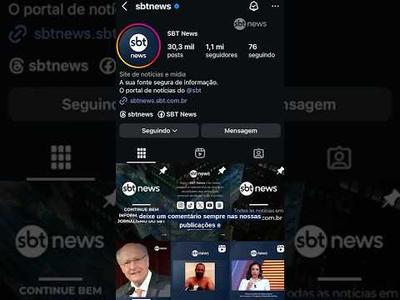 O SBT News está de cara nova! O SBT News está de cara nova!