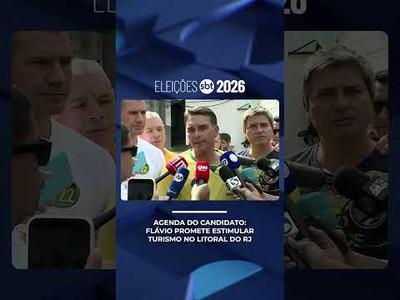 Agenda do candidato: Flávio Bolsonaro promete estimular turismo no litoral do RJ | #SBTBrasil Agenda do candidato: Flávio Bolsonaro promete estimular turismo no litoral do RJ | #SBTBrasil