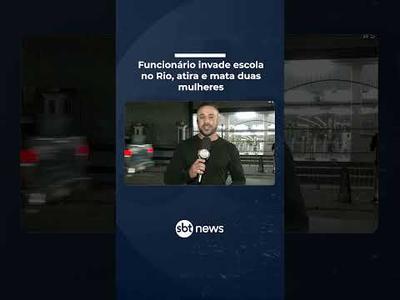 Ataque em escola: Atirador invade CEFET, no Maracanã, e mata duas mulheres no Rio | #SBTBrasil Ataque em escola: Atirador invade CEFET, no Maracanã, e mata duas mulheres no Rio | #SBTBrasil