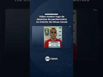 Detentos são flagrados andando pelas ruas de Formiga (MG) após fuga de presídio | #SBTBrasil Detentos são flagrados andando pelas ruas de Formiga (MG) após fuga de presídio | #SBTBrasil