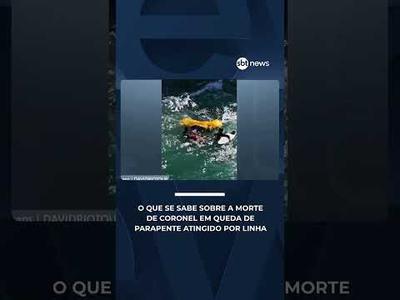 O que se sabe sobre a morte de coronel em queda de parapente atingido por linha | #NewsDomingo O que se sabe sobre a morte de coronel em queda de parapente atingido por linha | #NewsDomingo