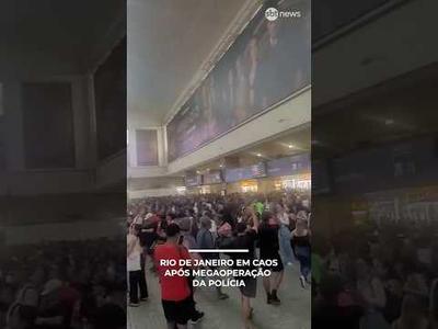 Serviços públicos fechados, vias interditadas e estações bloqueadas: o caos no Rio após megaoperação Serviços públicos fechados, vias interditadas e estações bloqueadas: o caos no Rio após megaoperação