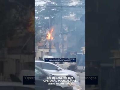 Rio de Janeiro tem operação policial mais letal da história Rio de Janeiro tem operação policial mais letal da história