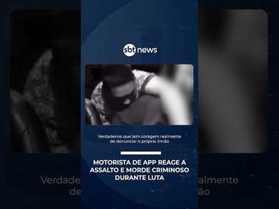 Motorista de app reage a assalto e morde criminoso durante luta | #PrimeiroImpacto Motorista de app reage a assalto e morde criminoso durante luta | #PrimeiroImpacto
