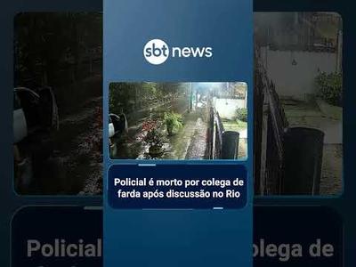 Policial é morto por colega de farda após discussão no Rio de Janeiro | #SBTBrasil Policial é morto por colega de farda após discussão no Rio de Janeiro | #SBTBrasil