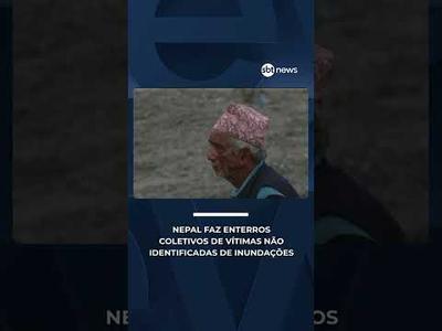 Nepal faz enterros coletivos de vítimas de enchente sem identificação | #NewsDomingo Nepal faz enterros coletivos de vítimas de enchente sem identificação | #NewsDomingo