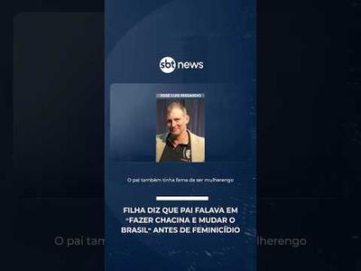 Filha diz que pai falava em “fazer chacina e mudar o Brasil” antes de matar mãe | #SBTManha Filha diz que pai falava em “fazer chacina e mudar o Brasil” antes de matar mãe | #SBTManha