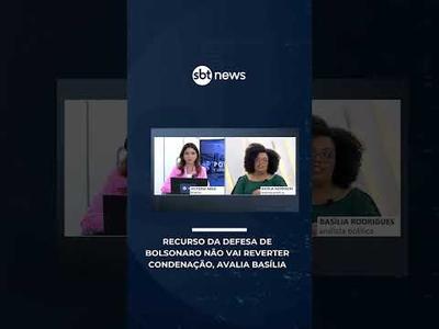 Recurso da defesa de Bolsonaro não vai reverter condenação, avalia Basília Recurso da defesa de Bolsonaro não vai reverter condenação, avalia Basília