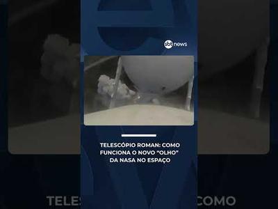 Nasa lança telescópio Roman para desvendar mistérios do Universo | #NewsDomingo Nasa lança telescópio Roman para desvendar mistérios do Universo | #NewsDomingo