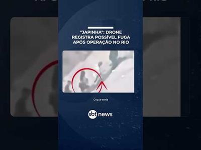 Drone registra possível aparição de “Japinha” após megaoperação no Rio | #AloVoce Drone registra possível aparição de “Japinha” após megaoperação no Rio | #AloVoce