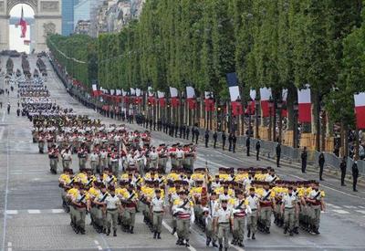 França reforça policiamento para evitar novos protestos no Dia da Bastilha França reforça policiamento para evitar novos protestos no Dia da Bastilha
