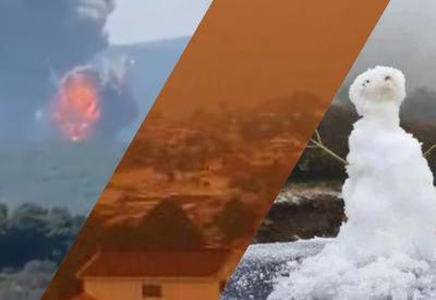 SBT News na TV: Fumaça pelo país; frio em SP e tensão no Oriente Médio SBT News na TV: Fumaça pelo país; frio em SP e tensão no Oriente Médio