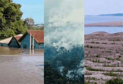 De Norte a Sul, Brasil sente os efeitos das mudanças climáticas De Norte a Sul, Brasil sente os efeitos das mudanças climáticas