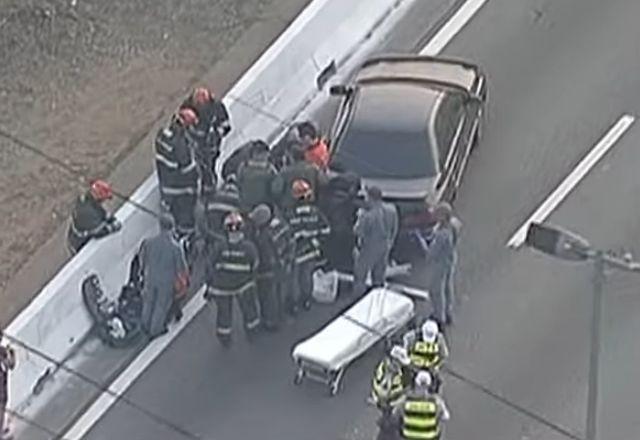 Imagem da noticia Acidentes são registrados em sentidos diferentes da Marginal Tietê