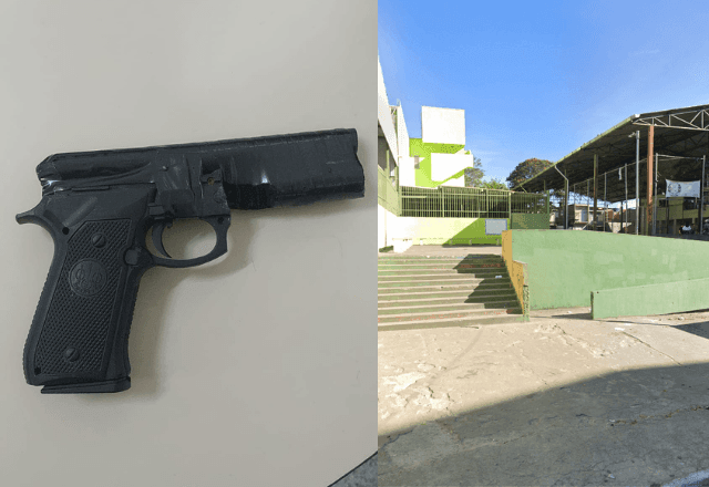 Imagem da noticia Aluno de 15 anos é flagrado com simulacro de arma em escola na zona sul de SP