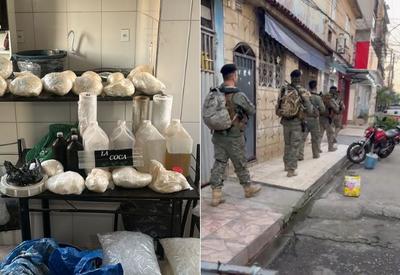 PM encontra laboratório de drogas na Maré; operação tem tiroteio, barricadas e um ferido PM encontra laboratório de drogas na Maré; operação tem tiroteio, barricadas e um ferido