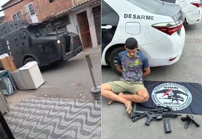 Polícia do Rio faz operação contra o tráfico no Complexo de Manguinhos; morador foi baleado Polícia do Rio faz operação contra o tráfico no Complexo de Manguinhos; morador foi baleado