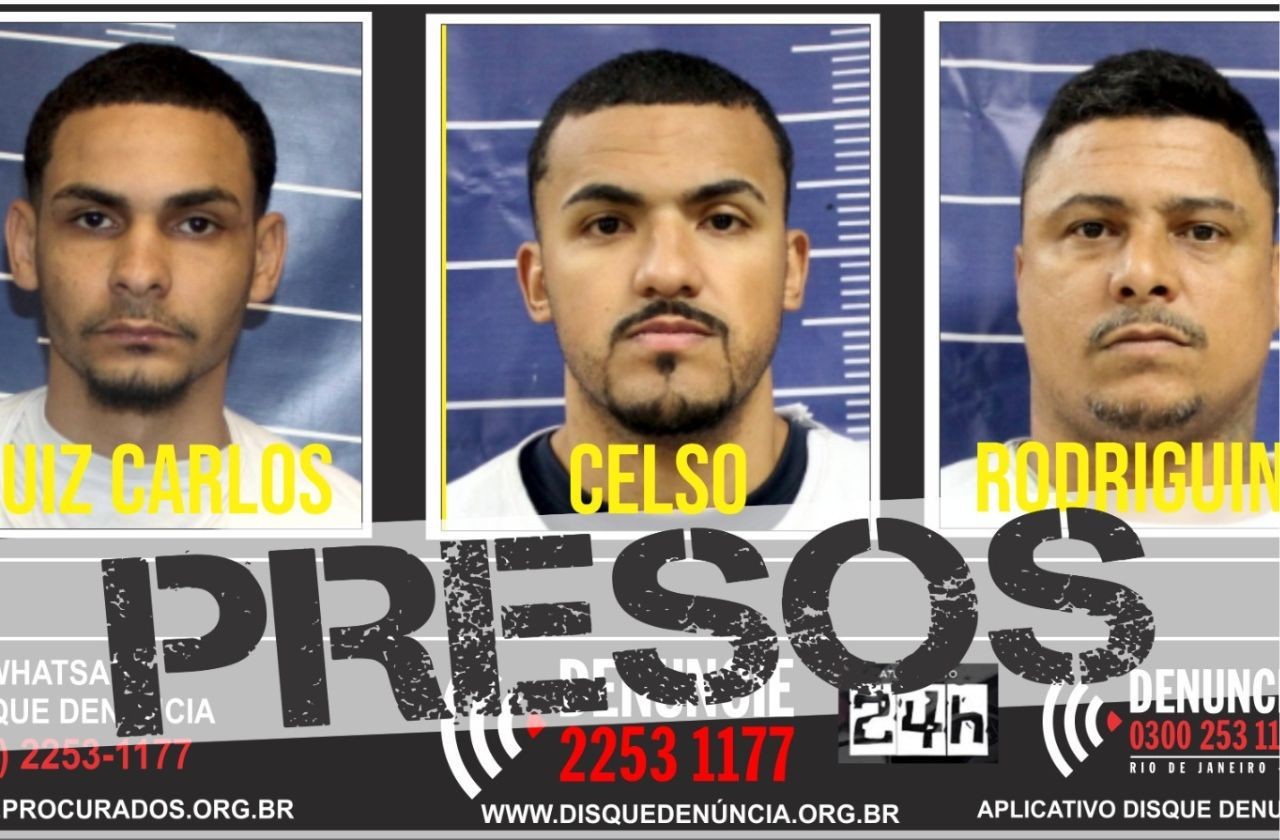 Imagem da noticia Três fugitivos de megaoperação no Rio são presos através do Disque Denúncia