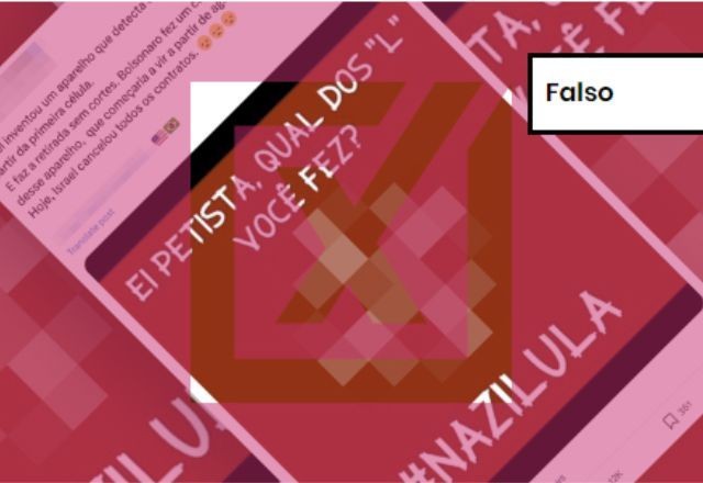 Imagem da noticia FALSO: É falso que Israel cancelou contrato para fornecimento de aparelho contra o câncer depois de fala de Lula