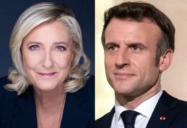 Imagem da noticia Eleições na França: Macron acusa Le Pen de "estar nas mãos" da Rússia