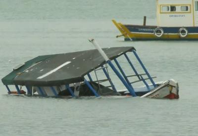 Sobe para oito o número de mortos em naufrágio na Bahia Sobe para oito o número de mortos em naufrágio na Bahia