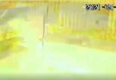 Explosão de gás deixa uma pessoa gravemente ferida em Belém Explosão de gás deixa uma pessoa gravemente ferida em Belém