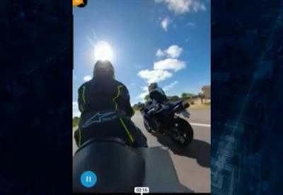 Vídeo: vítima grava própria morte em acidente de moto Vídeo: vítima grava própria morte em acidente de moto