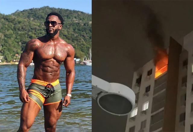 Imagem da noticia Fisiculturista morre após salvar esposa, filha e cachorro em incêndio