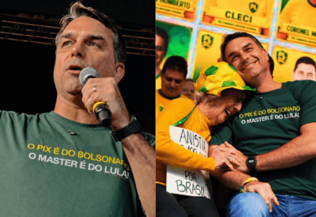 Imagem da noticia Flávio Bolsonaro é aconselhado a abandonar slogan ‘O pix é do Bolsonaro, o Master é do Lula’