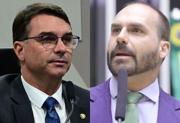Imagem da notícia: Flávio Bolsonaro põe Eduardo em lista de reunião com Trump